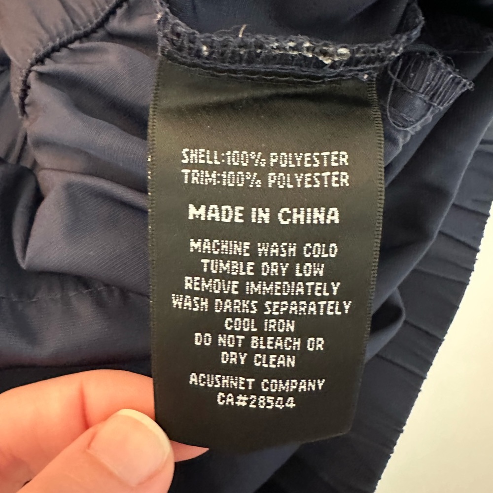 Men’s‎ XL Vintage FootJoy Golf Navy Pullover Jacket - Picture 4 of 8